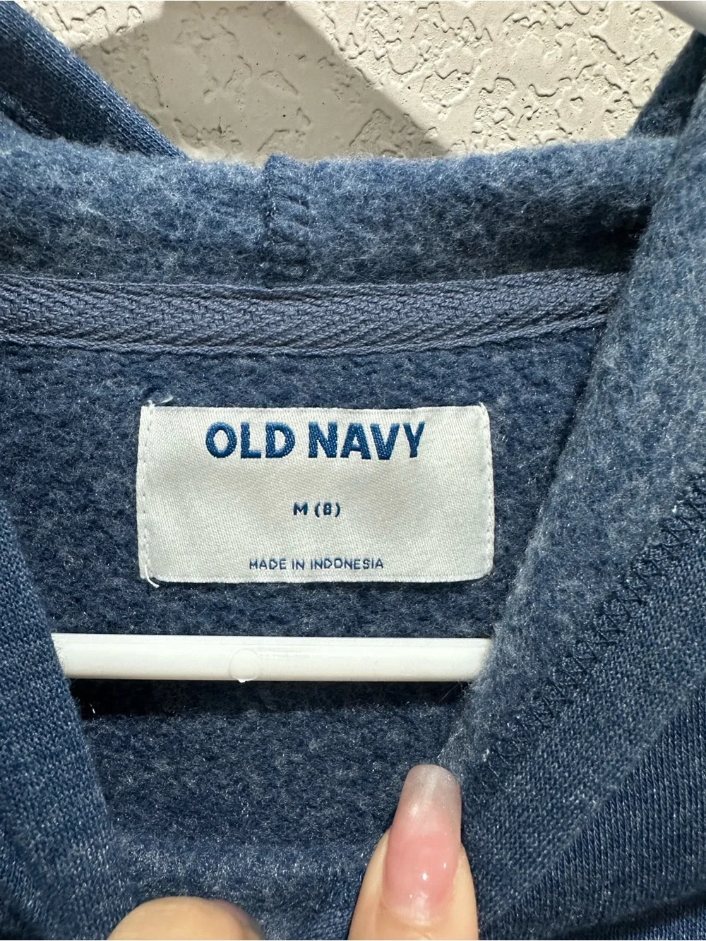 Old Navy Girls Navy Blue Hooded Sweatshirt Dress